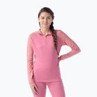 Bluza termoaktywna damska Smartwool Classic Thermal Merino Base Layer 1/4 Zip Boxed garden pink digi snow