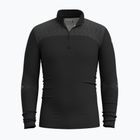 Bluza termoaktywna męska Smartwool Intraknit Thermal Merino Base Layer 1/4 Zip black/white