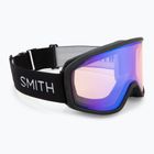 Gogle narciarskie Smith Reason OTG black/blue sensor mirror