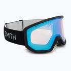 Gogle narciarskie Smith Transfer black/blue sensor mirror