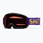 Gogle narciarskie dziecięce Smith Daredevil S1 black donuts/blue sensor mirror antifog