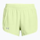 Spodenki do biegania damskie Under Armour Fly By 3" retro green/retro green/reflective