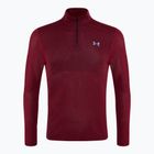 Bluza do biegania męska Under Armour Seamless Stride 1/4 Zip racer red/reflective