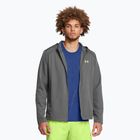 Kurtka do biegania męska Under Armour Storm Run Hooded castlerock/morph green/reflective