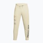 Spodnie treningowe męskie Under Armour Project Rock Heavyweight Tools Of The Trade silt/clay green