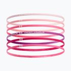 Opaska na głowę dziecięca Under Armour Mini Elastic 6 szt prime pink/white