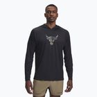 Bluza treningowa męska Under Armour Project Rock Iso-Chill Hoody black/hyper green