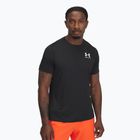 Koszulka treningowa męska Under Armour HeatGear Fitted black/white