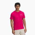 Koszulka do biegania męska Under Armour Trail Run shaded fuchsia/reflective
