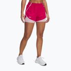 Spodenki do biegania damskie Under Armour Fly By 2in1 shaded fuchsia/prime pink/reflective