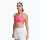 Biustonosz treningowy Under Armour Crossback Mid super pink/white