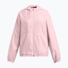 Kurtka przeciwwiatrowa dziecięca Under Armour Sport Windbreaker pink