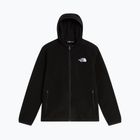 Bluza polarowa dziecięca The North Face Teen Glacier Full Zip Hoodie tnf black