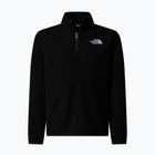 Bluza polarowa dziecięca The North Face Teen Glacier 1/4 Zip black