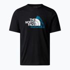 Koszulka męska The North Face Mountain Foundation Graphic black