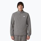 Bluza polarowa męska The North Face Glacier Fleece 1/4 Zip mid grey heather