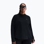Longsleeve do biegania damski Nike Swift Dri-FIT UV 1/4-Zip Plus Size black