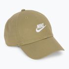 Czapka z daszkiem Nike Club Unstructured Futura Wash parachute beige/white