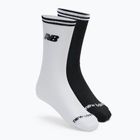 Skarpety New Balance Running Stripe Midcalf 2 pary black/white