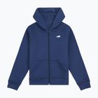Bluza dziecięca New Balance Brush Back Small Logo Full Zip Hoodie nb navy
