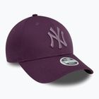 Czapka z daszkiem damska New Era Metallic 9FORTY New York Yankees dark purple