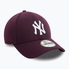 Czapka z daszkiem New Era Melton Wool 9FORTY New York Yankees purple
