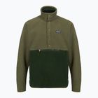 Bluza trekkingowa męska Patagonia Retro Pile 1/2 Snap P/O old growth green