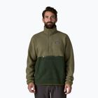 Bluza trekkingowa męska Patagonia Retro Pile 1/2 Snap P/O old growth green