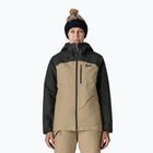 Kurtka narciarska damska Patagonia Insulated Powder Town oar tan