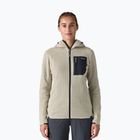 Bluza polarowa damska Patagonia R1 Air Full-Zip Hoody wool white