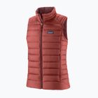 Bezrękawnik damski Patagonia Down Sweater potters red