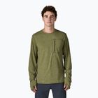 Longsleeve męski Patagonia Capilene Cool Sun caper green/buckhorn green x-dye