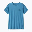 Koszulka damska Patagonia Capilene Cool Daily - Cloud Crag shore blue/light shore blue x-dye