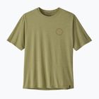 Koszulka trekkingowa męska Patagonia Cap Cool Daily Shirt - Spoke Stencil gumtree green - light gumtree green x-dye
