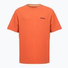 Koszulka męska Patagonia P-6 Logo coal orange