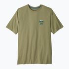Koszulka trekkingowa męska Patagonia Great Waves Responsibili Tee gumtree green