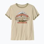 Koszulka damska Patagonia Great Waves Ringer Tee undyed natural