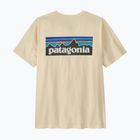 Koszulka męska Patagonia P-6 Logo undyed natural