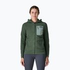 Bluza polarowa damska Patagonia R1 Air Full-Zip Hoody canopy green