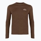Longsleeve trekkingowy męski Patagonia Cap Cool Daily Hut Tripper LS berm brown - light berm brown x-dye