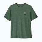 Koszulka męska Patagonia Cap Cool Daily Great Waves canopy green - light canopy green x-dye