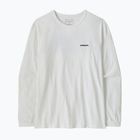 Longsleeve damski Patagonia P-6 Logo Responsibili-Tee LS fiber white