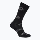 Skarpety męskie icebreaker Merino Ultralight Crew Camp Ess black/alloy