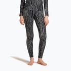 Legginsy termoaktywne damskie icebreaker Merino 260 Tech Vertex High Rise Delta Lines AOP black/snow/j