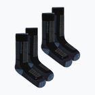 Skarpety narciarskie damskie Icebreaker Merino Ski+ Medium OTC 2 Pack black/dawn/graphite