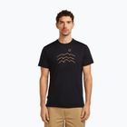 Koszulka męska icebreaker Merino 125 Cool-Lite Sphere Tee Across The Peaks black