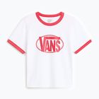 Koszulka damska Vans Center Chest Ringer Tee white