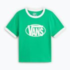 Koszulka damska Vans Center Chest Ringer Tee vivid verdant