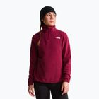 Bluza polarowa damska The North Face Glacier Fleece 1/4 Zip burgundy crush