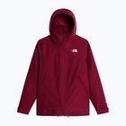 Kurtka 3w1 damska The North Face Carto Mono Triclimate Hooded burgundy crush